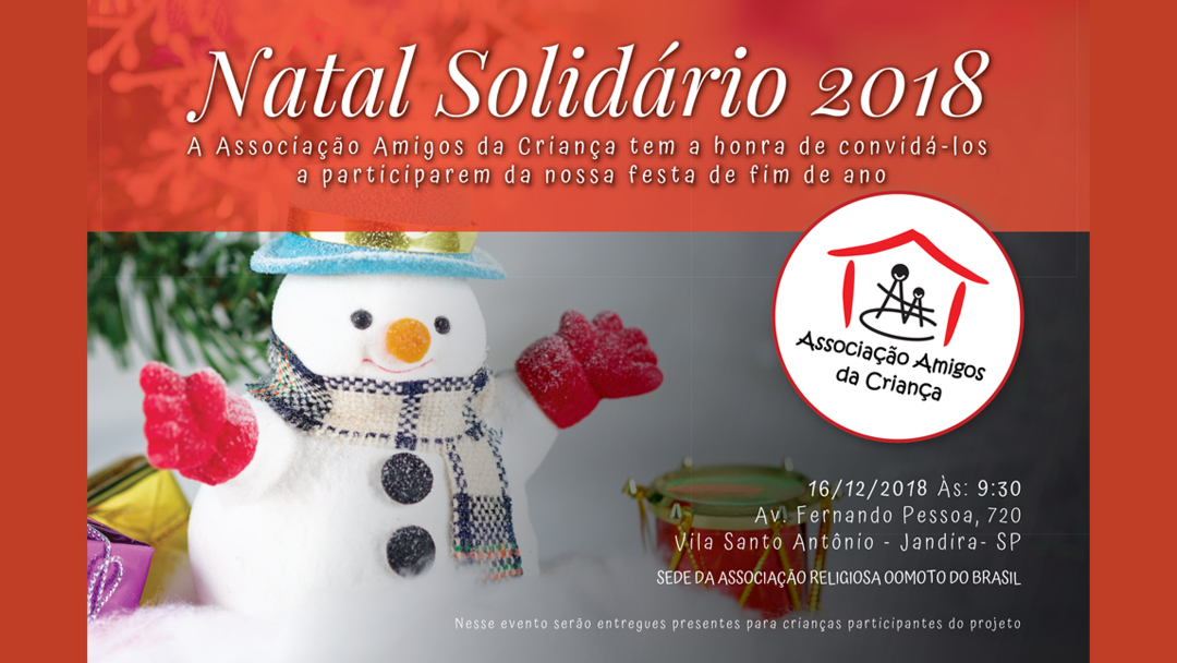 Read more about the article Natal Solidário 2018